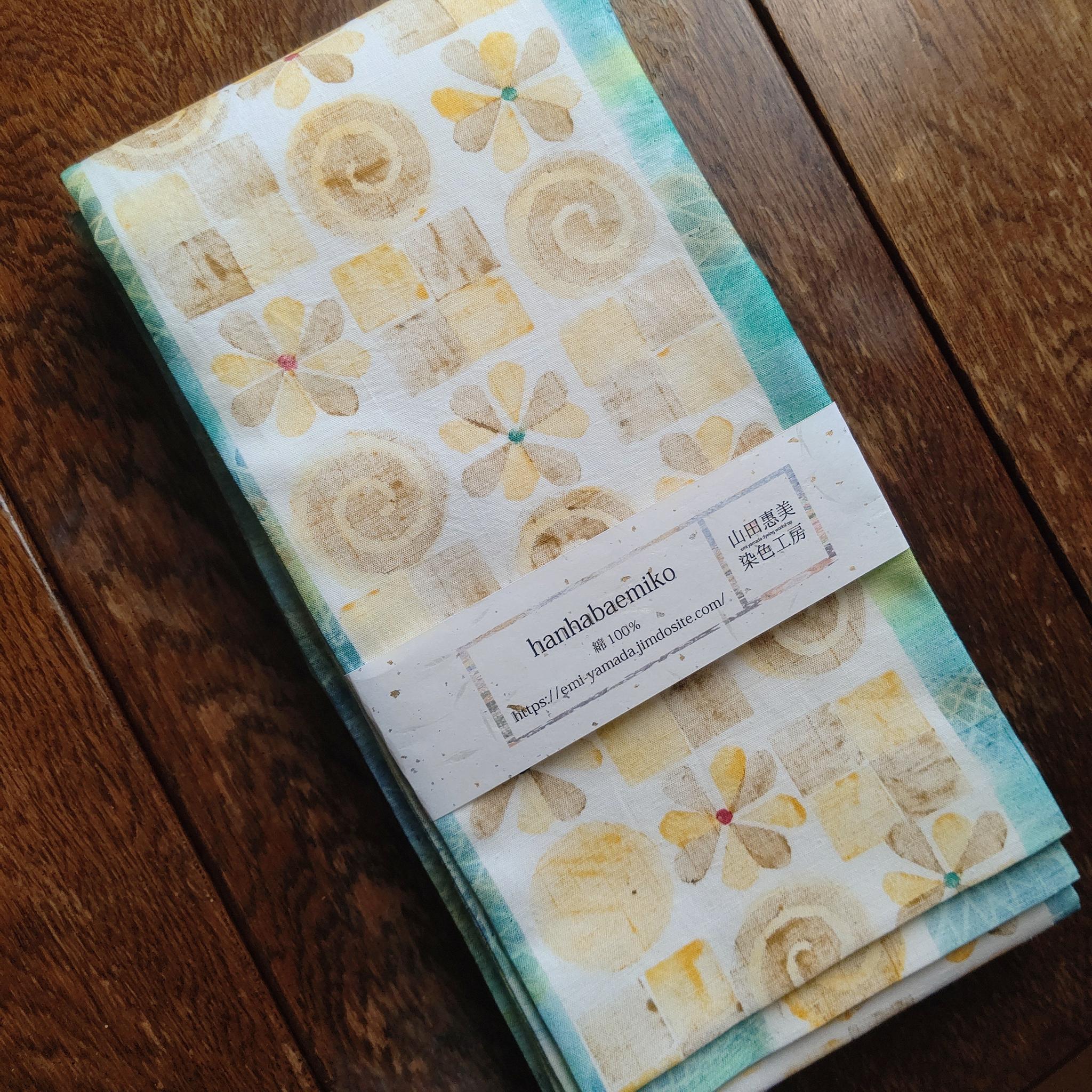 クッキー詰め合わせ！　個性派木版染　半幅帯　リバーシブル | 2枚目