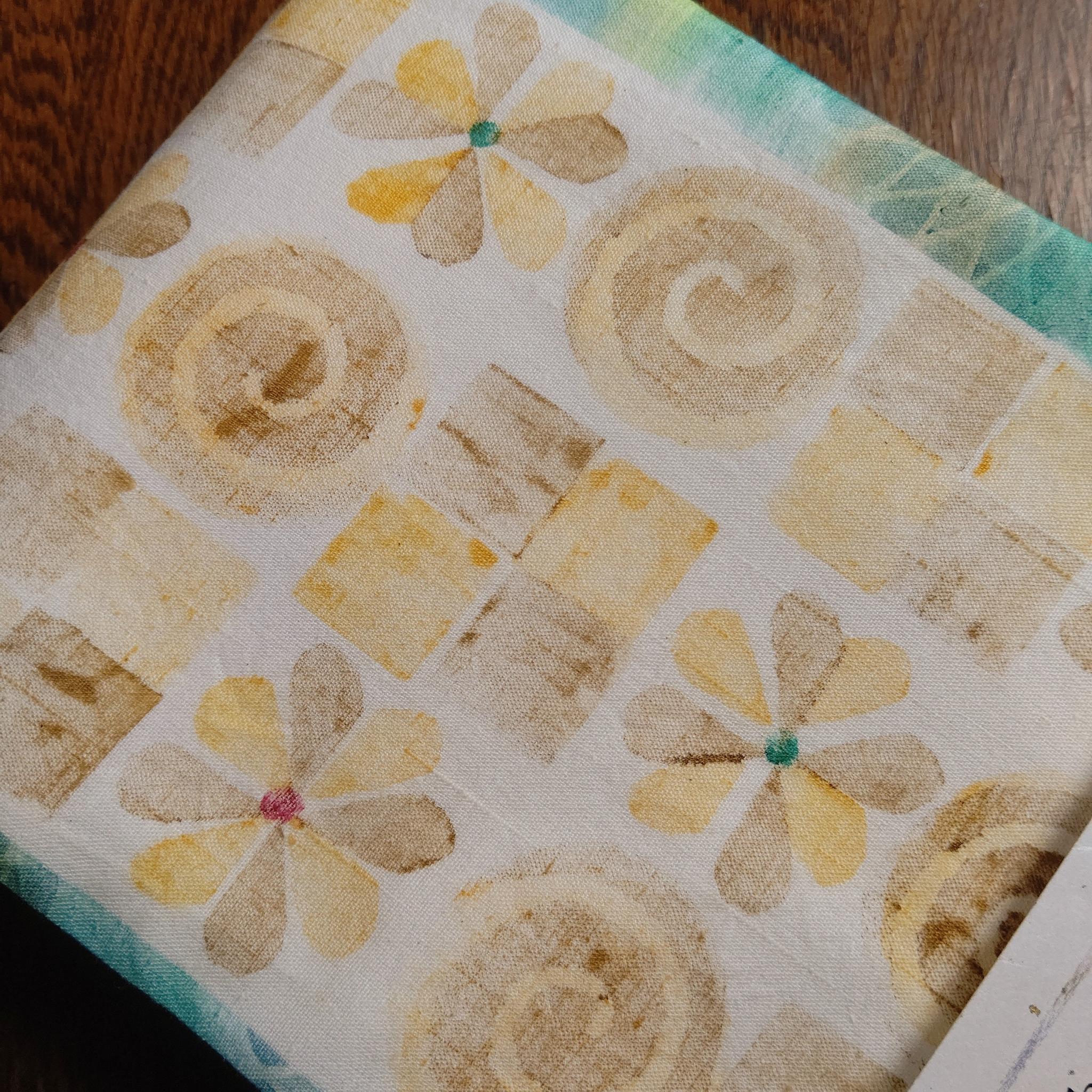 クッキー詰め合わせ！　個性派木版染　半幅帯　リバーシブル | 3枚目