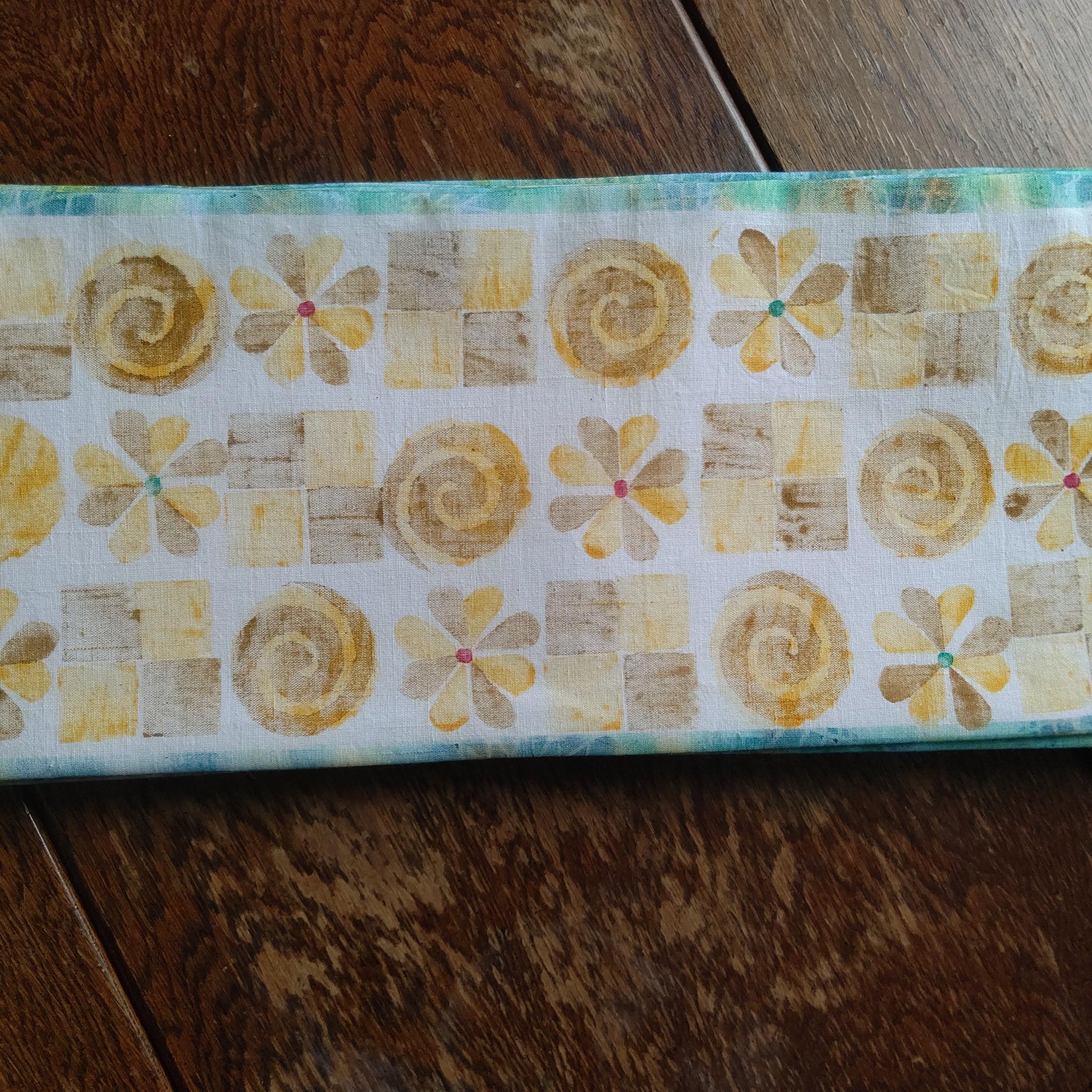 クッキー詰め合わせ！　個性派木版染　半幅帯　リバーシブル | 8枚目